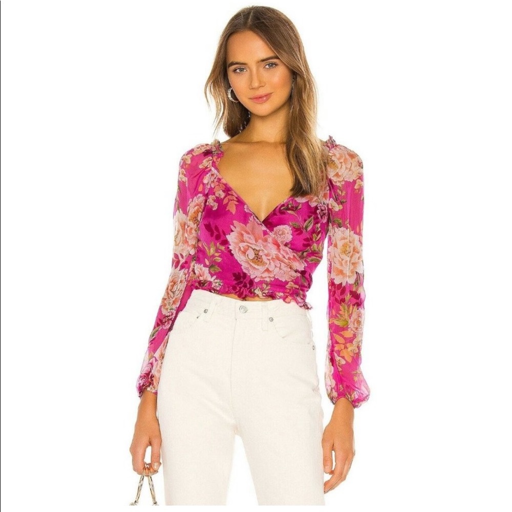 Francés Silk top - SAU LEE from Revolve like NEW! Worn once
